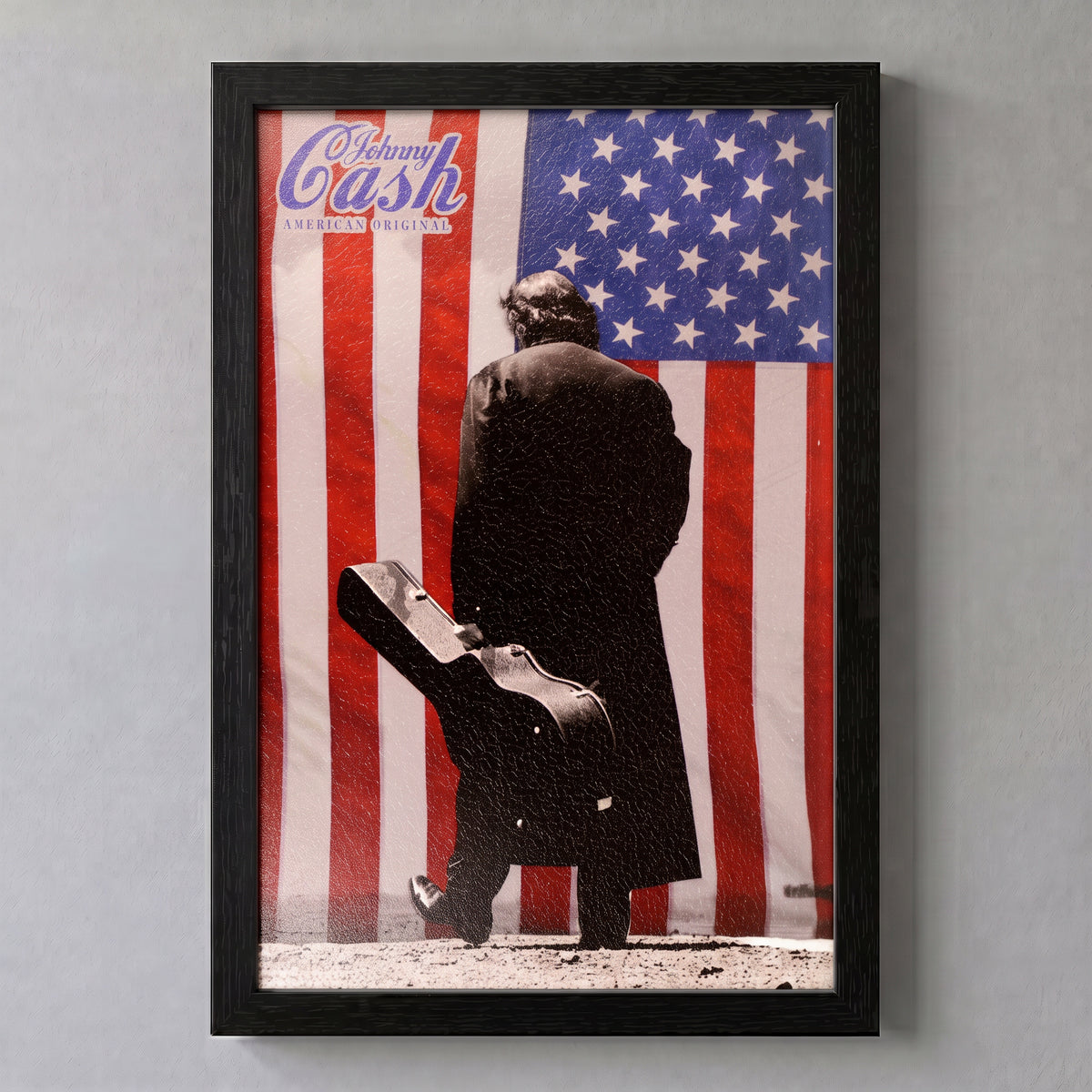 Johnny Cash - An American Walk - 11x17 Framed Gel Coat