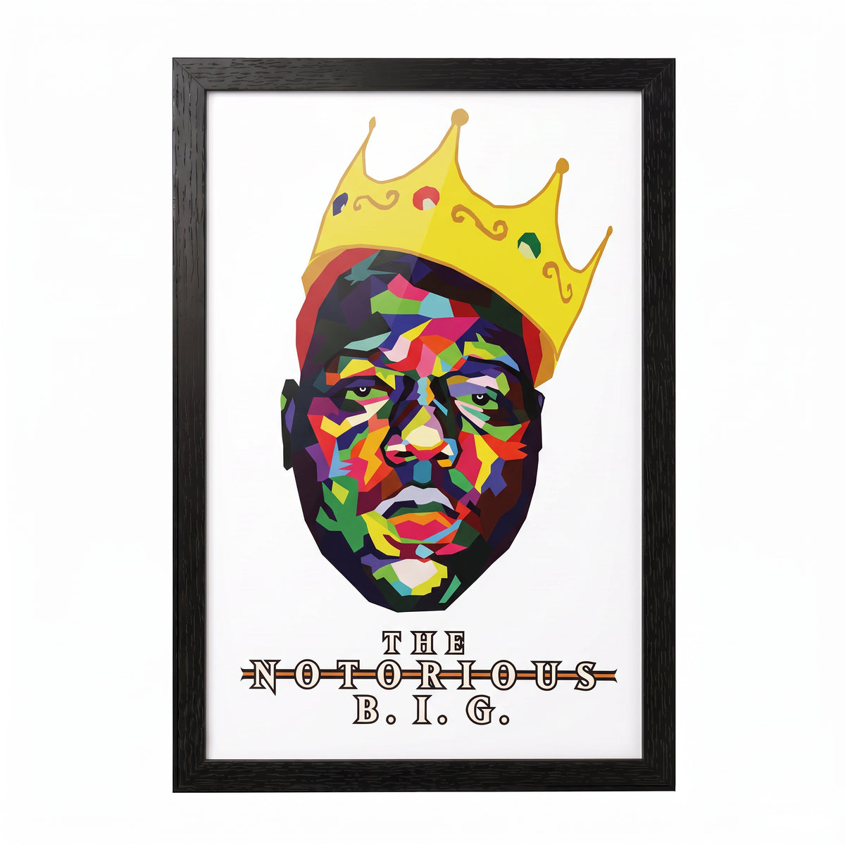 Notorious BIG - Minimalist Crown - 11x17 Framed Gel Coat