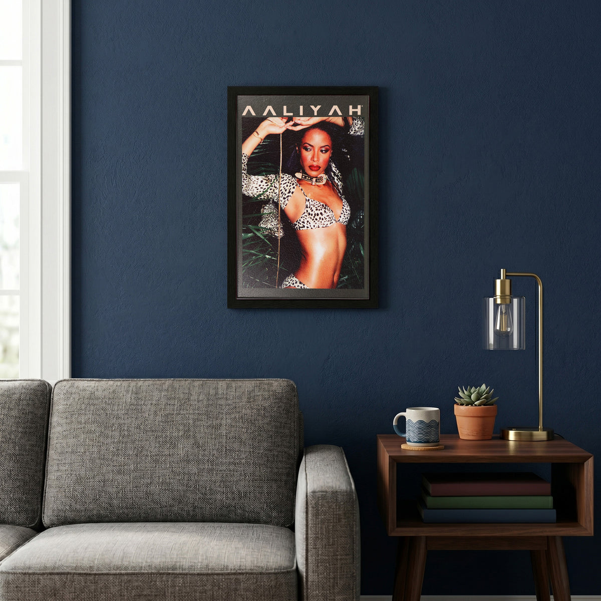 Aaliyah - Pose - 11x17 Framed Gel Coat