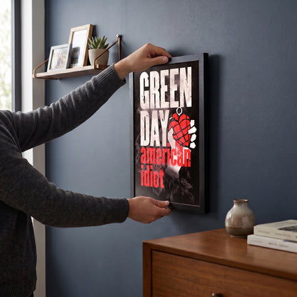 Green Day - American Idiot - Gel Coat encadré 11x17