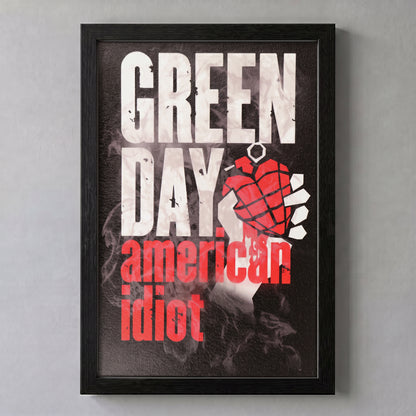 Green Day - American Idiot - Gel Coat encadré 11x17
