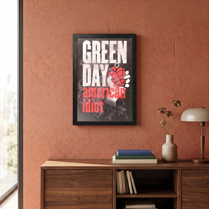 Green Day - American Idiot - Gel Coat encadré 11x17