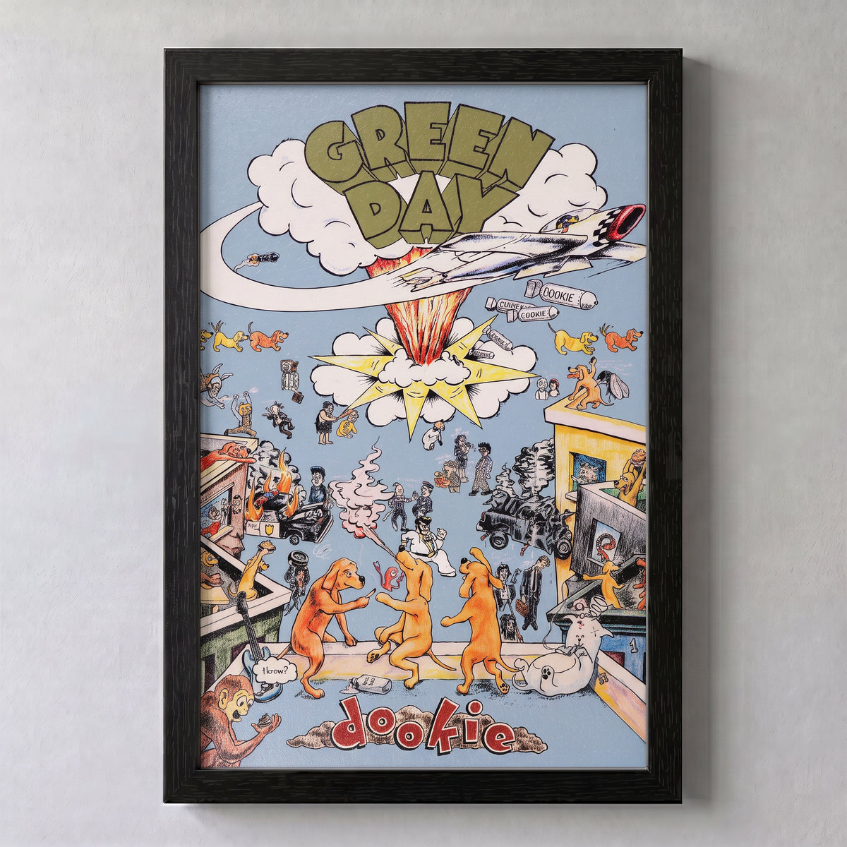 Green Day - Dookie - Gel Coat encadré 11x17
