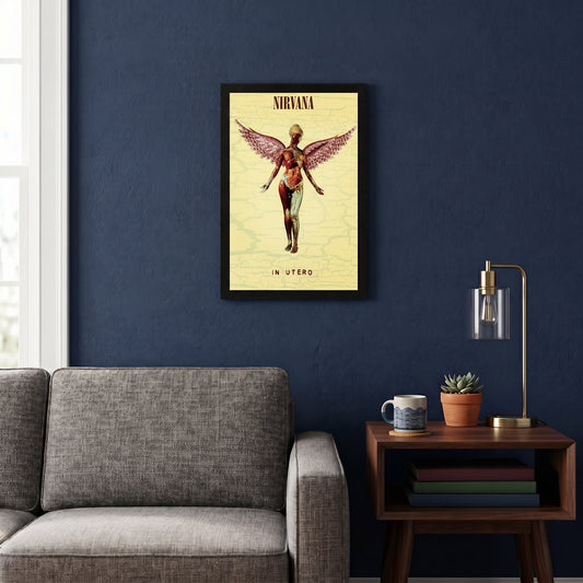 Nirvana - In Utero - 11x17 Framed Gel Coat