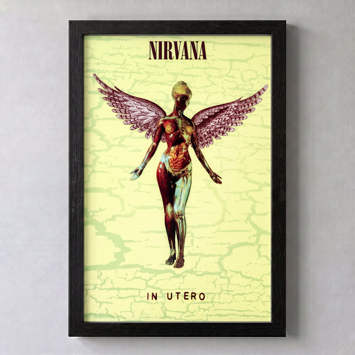 Nirvana - In Utero - Gel Coat encadré 11x17