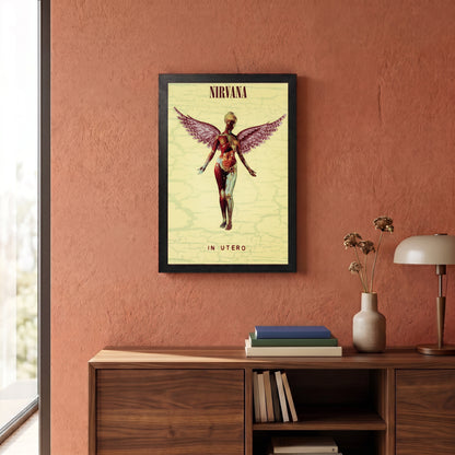 Nirvana - In Utero - Gel Coat encadré 11x17