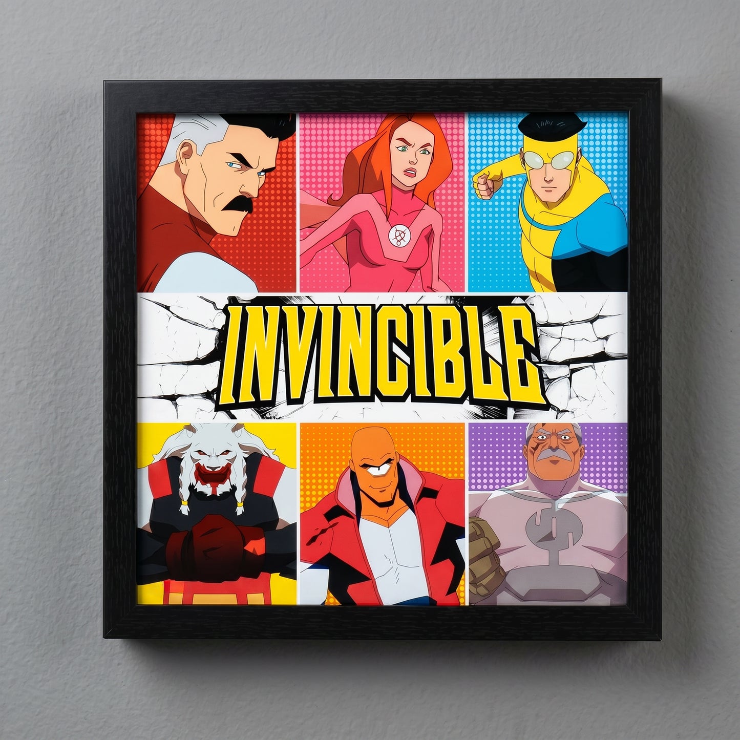 Invincible - Characters - 12x12 Gel Coat