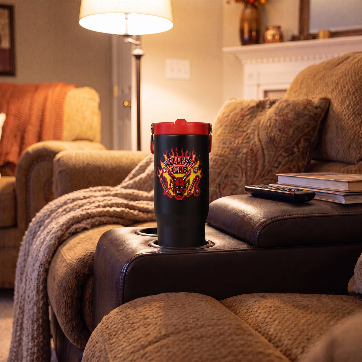 Stranger Things™ – Hellfire Club 30oz Flip Straw Tumbler
