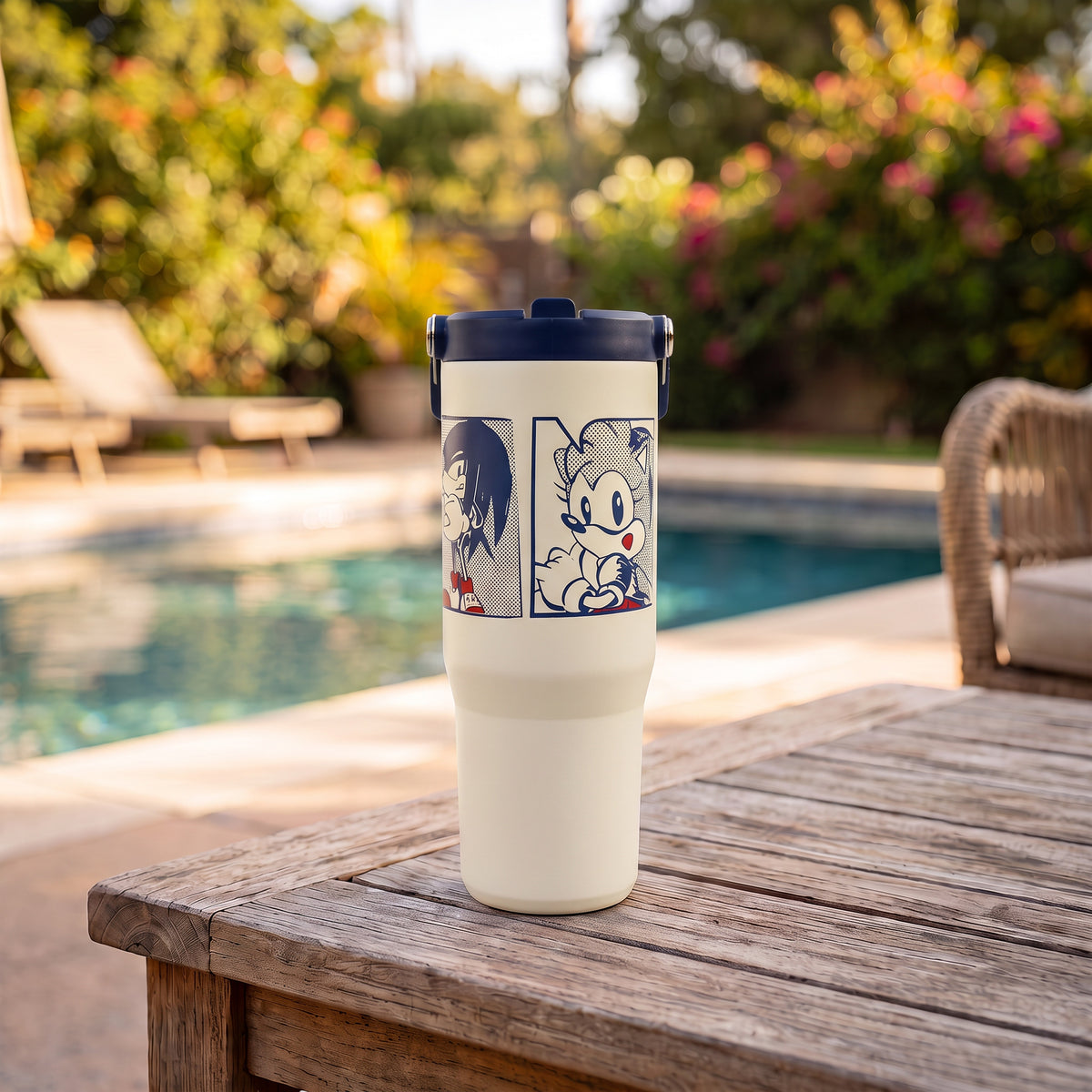 Classic Sonic™ - Fast Lane 30oz Flip Straw Tumbler