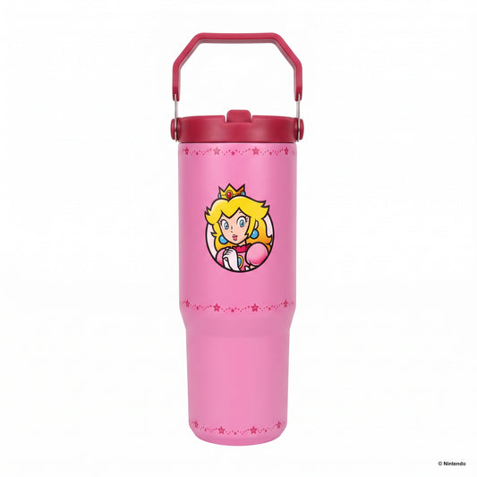 Super Mario™ – Princess Peach Star Power 30 oz Flip Straw Tumbler