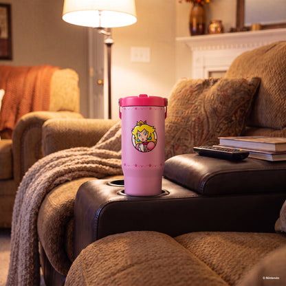 Super Mario™ – Princess Peach Star Power 30 oz Flip Straw Tumbler