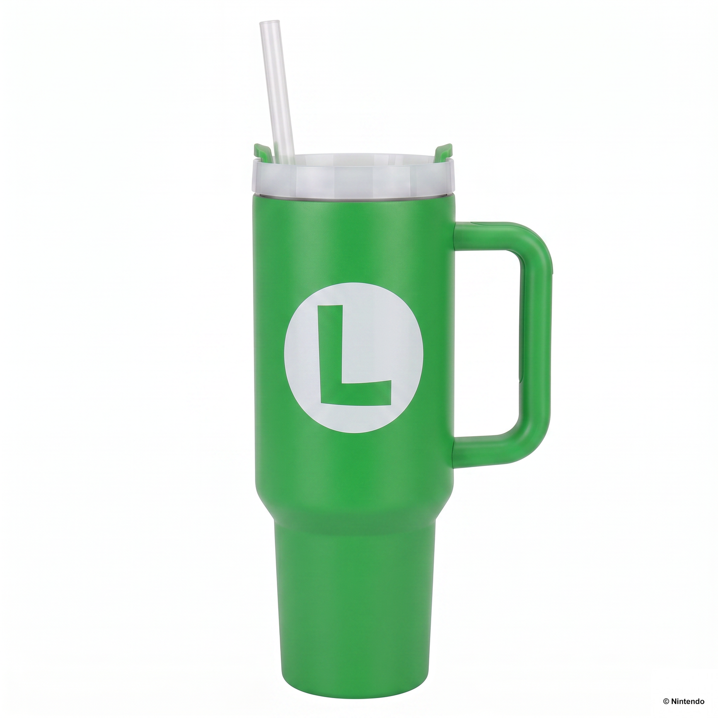 Super Mario- Luigi Icon 40oz Stainless Steel Tumbler