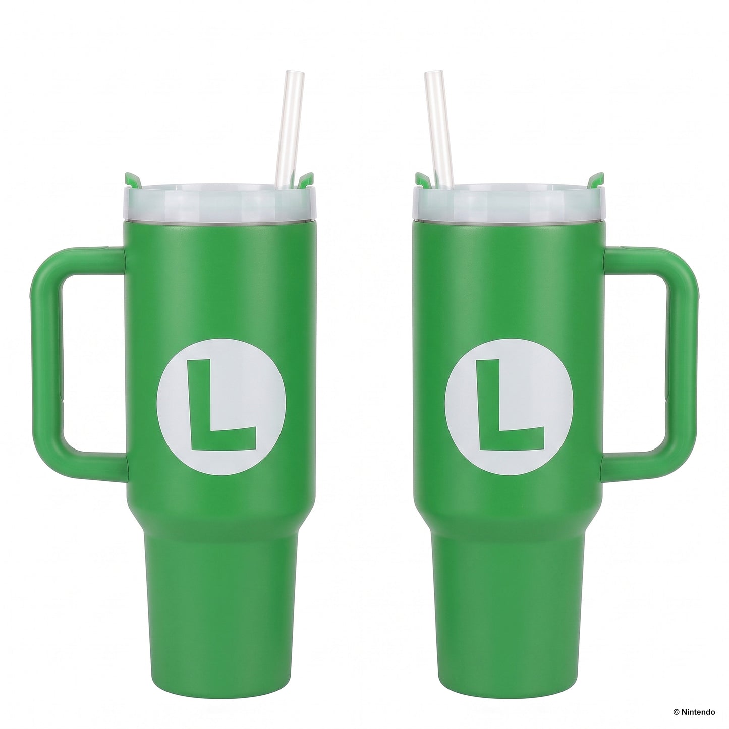Super Mario- Luigi Icon 40oz Stainless Steel Tumbler
