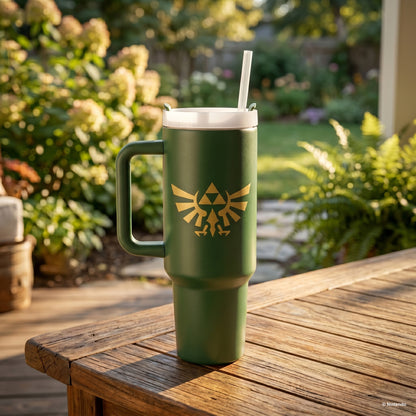 Zelda- Hyrule Logo 40oz Stainless Steel Tumbler