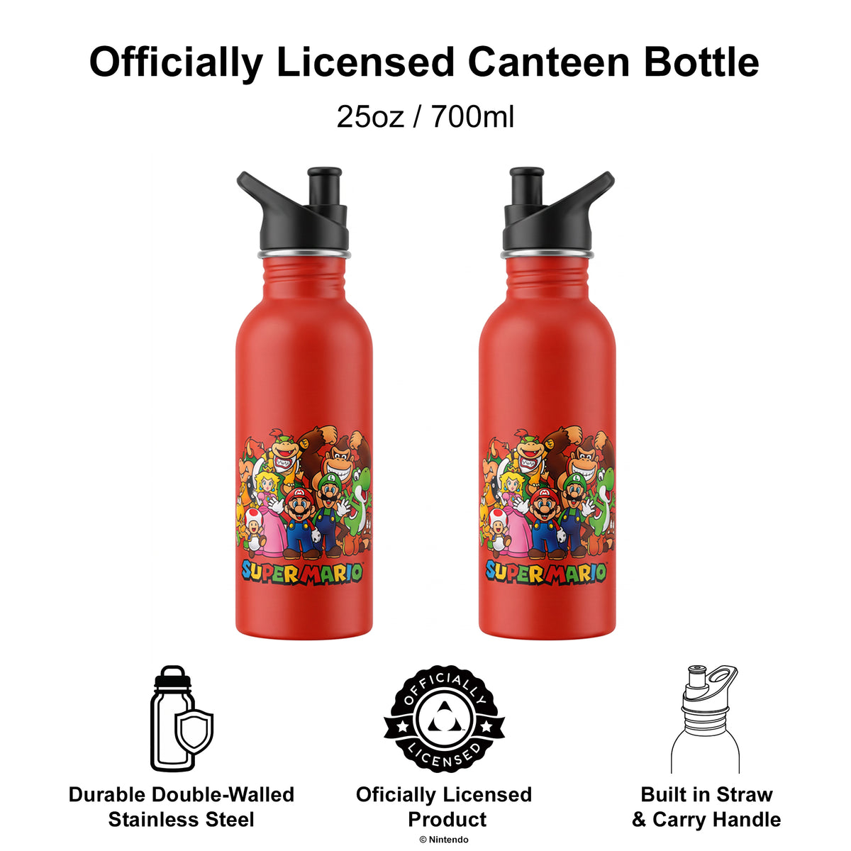 Super Mario™ – Lineup 25oz Sports Water Bottle