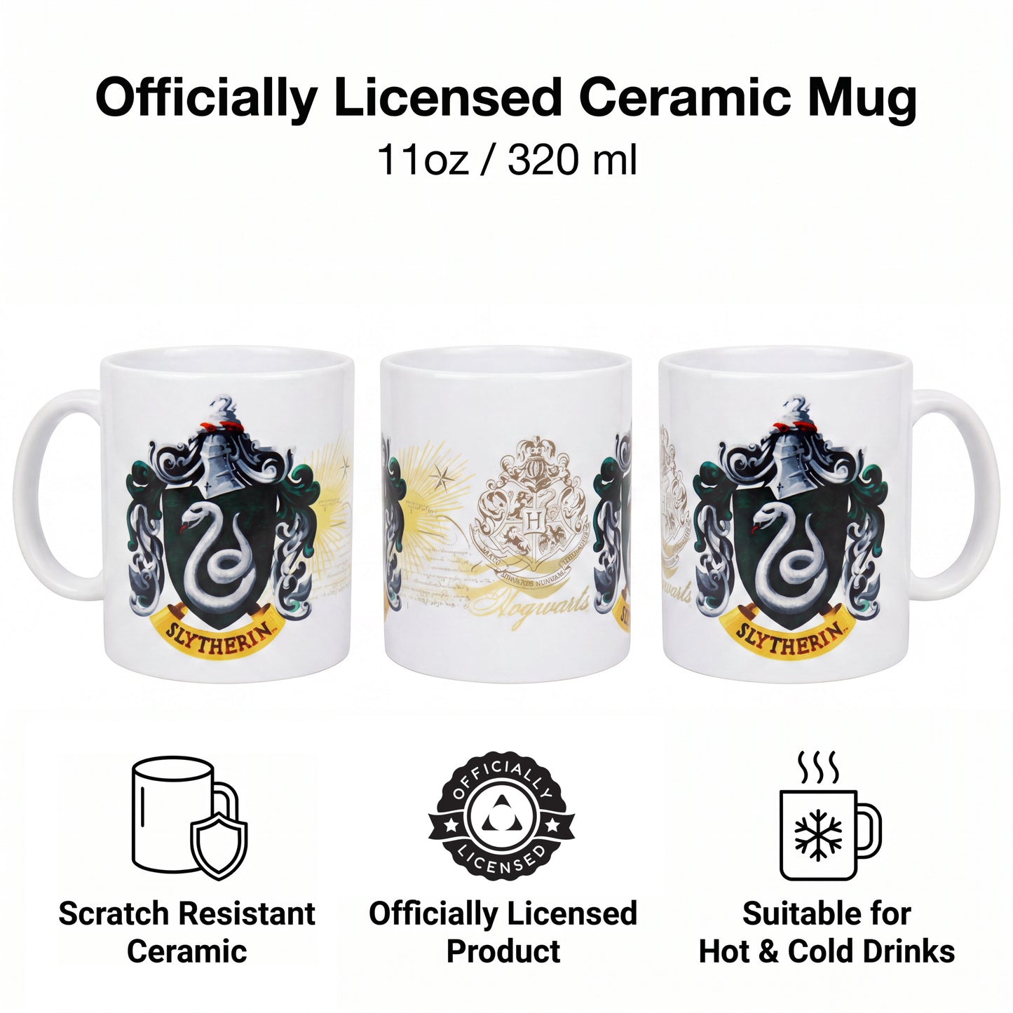Harry Potter - Slytherin Crest - 11 Oz Mug