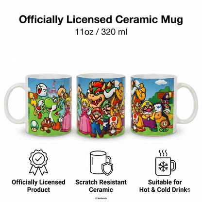 Super Mario - Characters Ceramic Mug (11 oz)