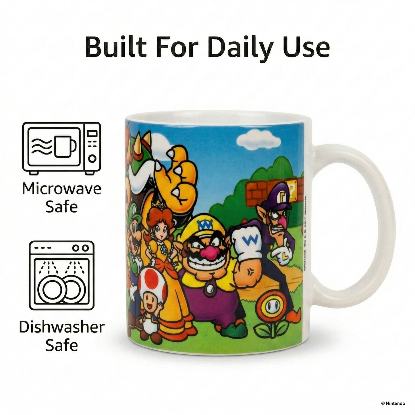 Super Mario - Characters Ceramic Mug (11 oz)