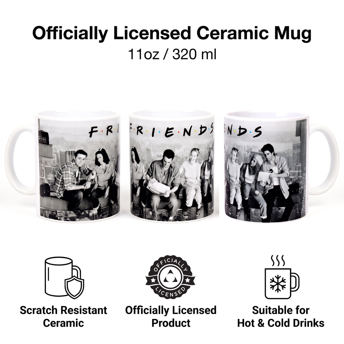 Friends - Lunch on a Skyscraper - 11 Oz Mug