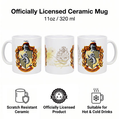 Harry Potter - Hufflepuff Crest - 11 Oz Mug