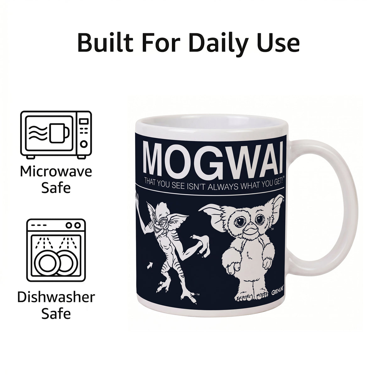 Gremlins - Mogwai Rules Ceramic Mug (11 oz)
