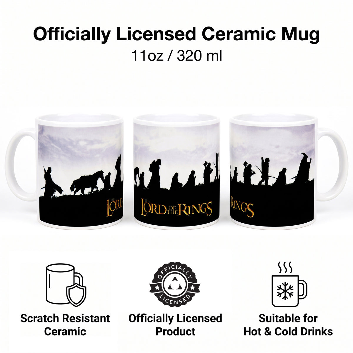 The Lord of the Rings - Fellowship - 11 Oz Mug