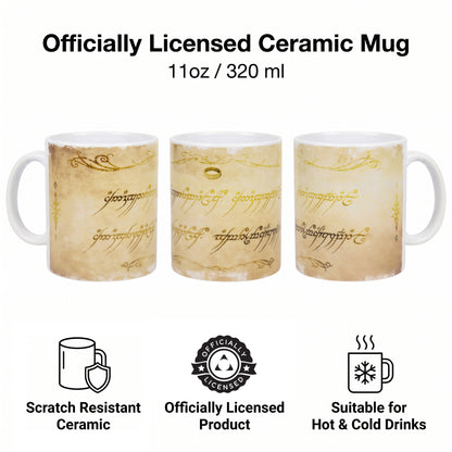 The Lord of the Rings - Ring Inscription - 11 Oz Mug