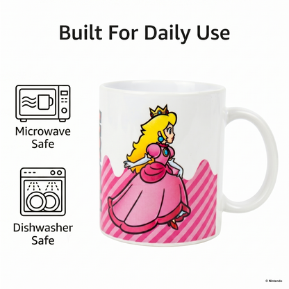 Super Mario – Princess Peach Ceramic Mug (11 oz)