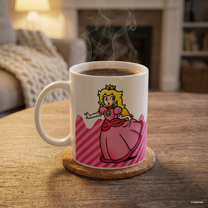 Super Mario – Princess Peach Ceramic Mug (11 oz)
