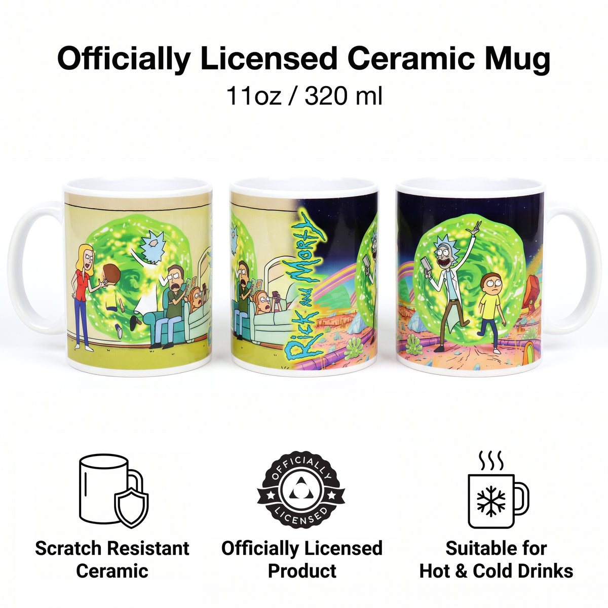 Rick and Morty - Portal Ceramic Mug (11 oz)