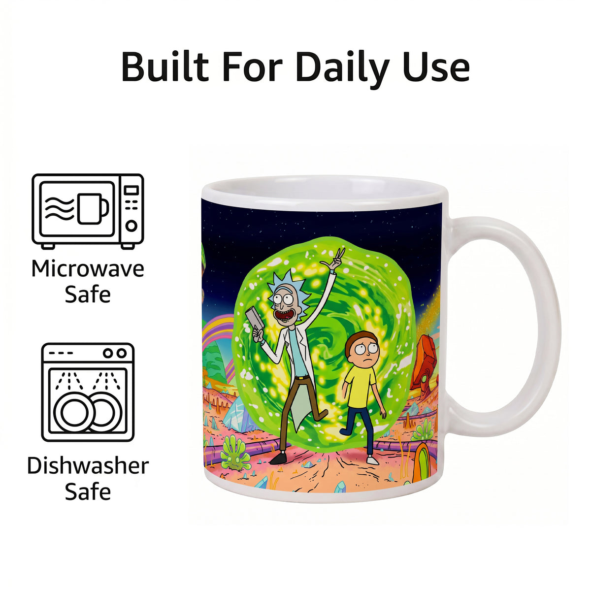 Rick and Morty - Portal Ceramic Mug (11 oz)