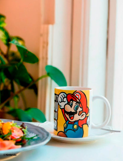 Super Mario™: "Makes You Smaller" Funny Mug (11 oz) - Official Nintendo Cup - detail close-up