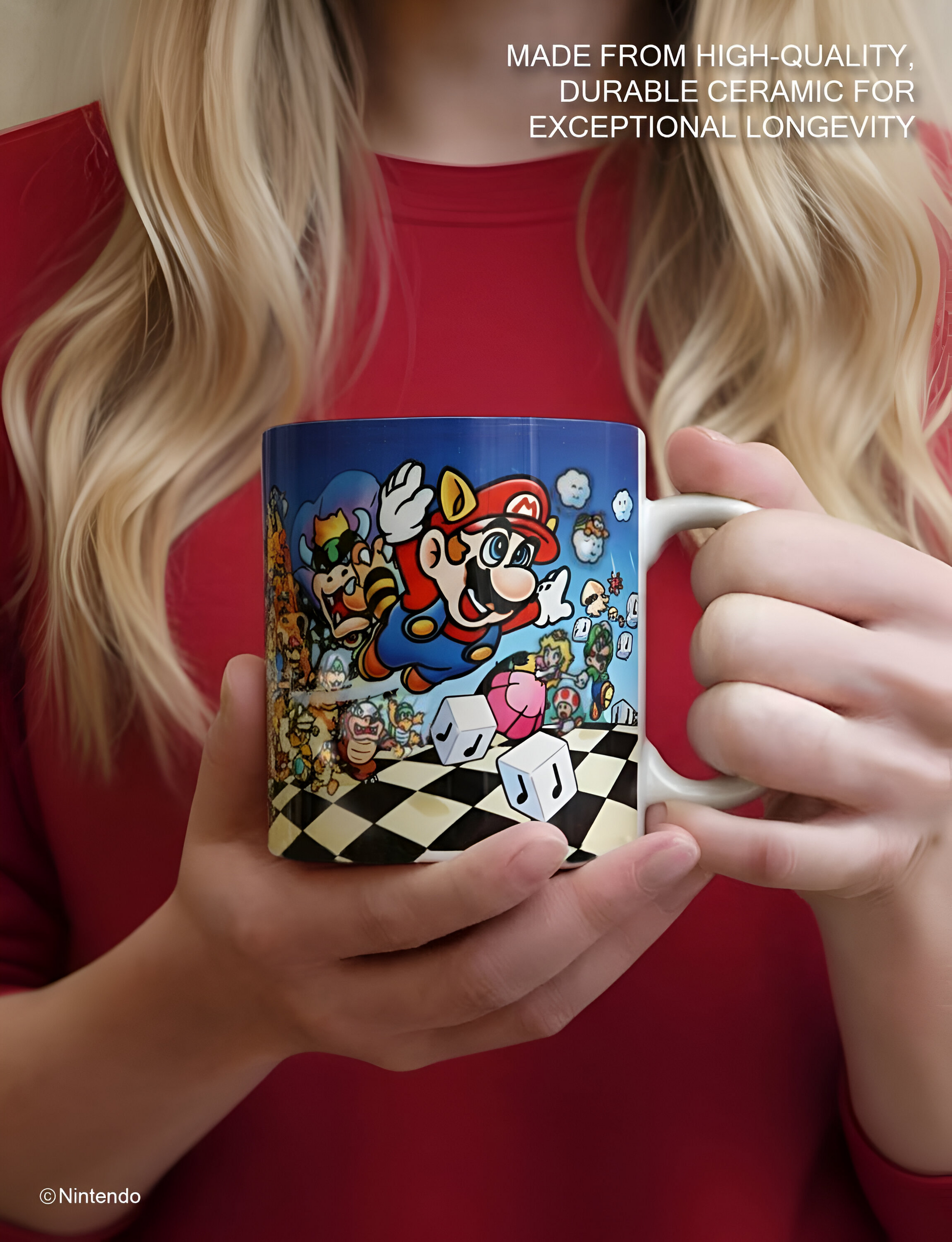 Super Mario Bros. 3™: Classic Artwork Mug (11 oz) - Official Nintendo Cup - back view