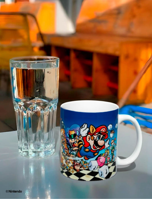 Super Mario Bros. 3™: Classic Artwork Mug (11 oz) - Official Nintendo Cup - lifestyle display