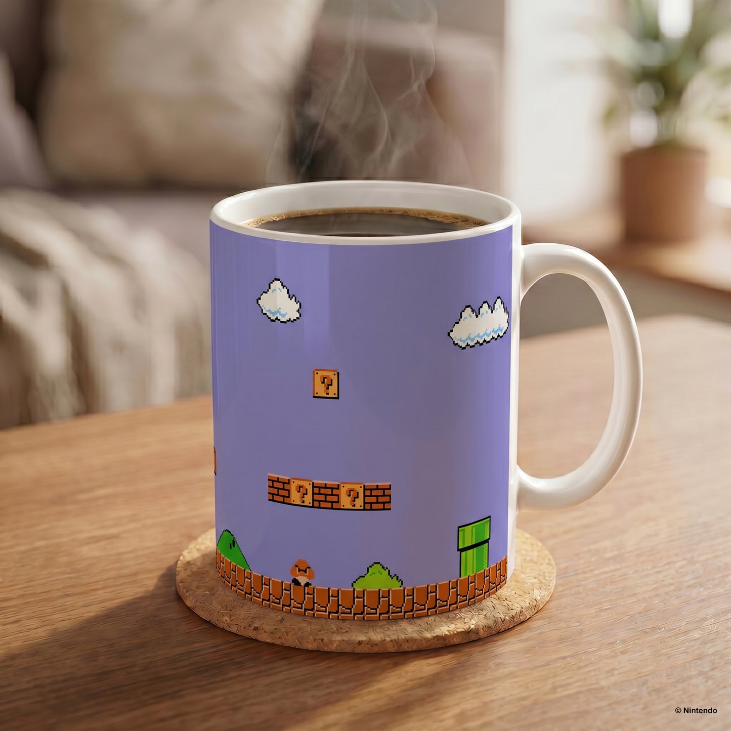 Super Mario - Retro Title - 11 Oz Mug