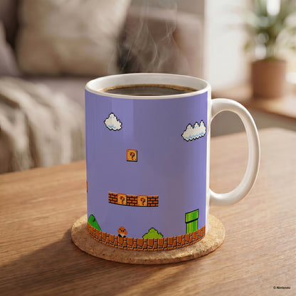 Super Mario - Retro Title - 11 Oz Mug