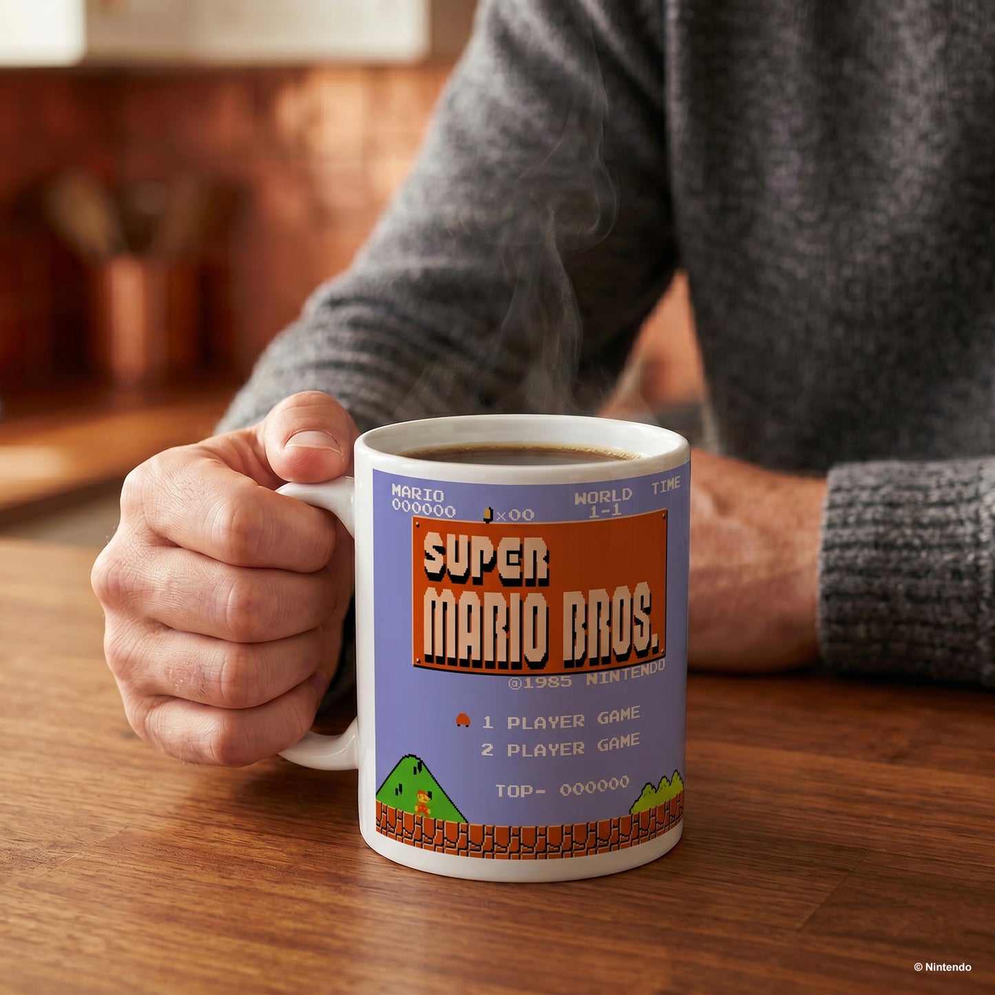Super Mario - Retro Title - 11 Oz Mug