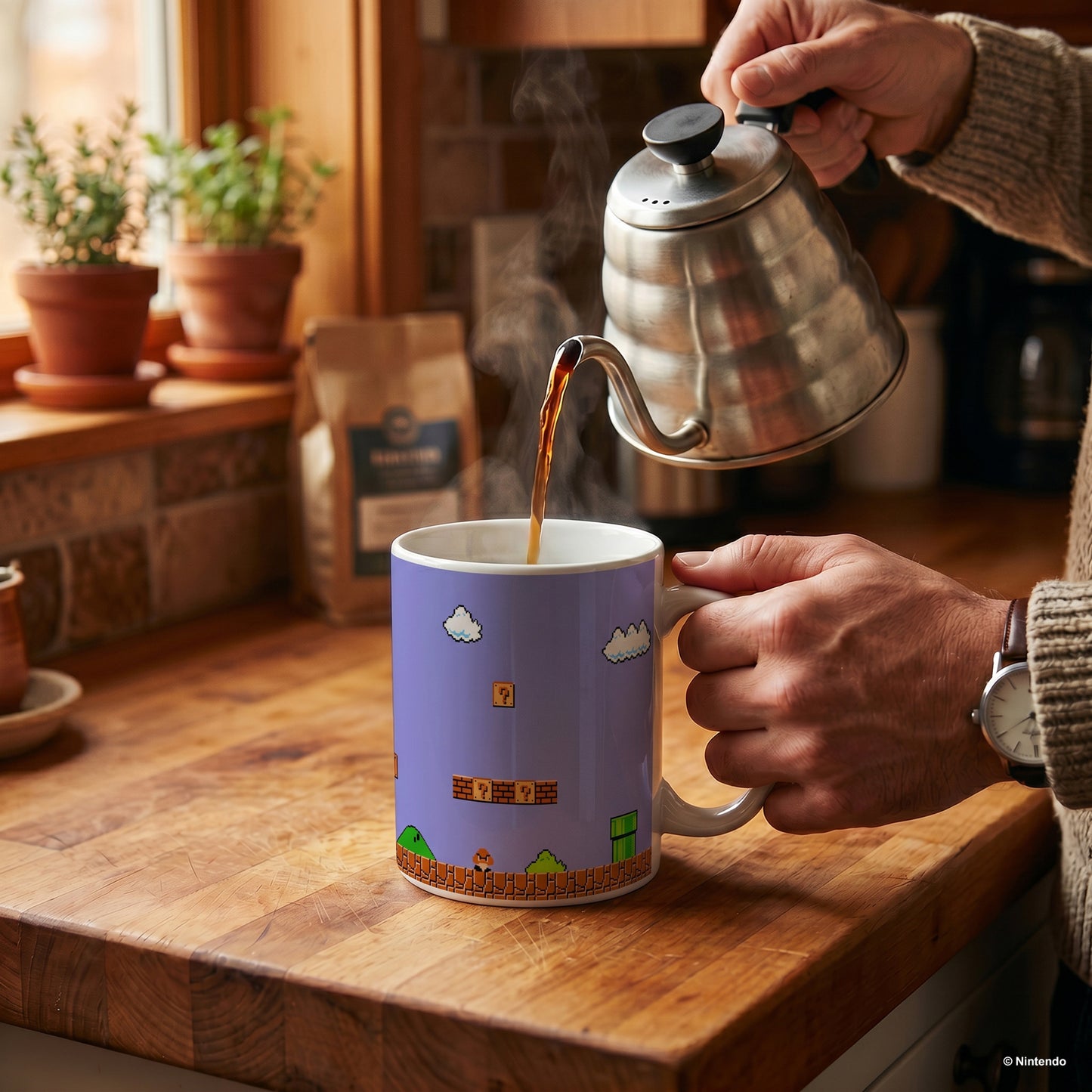 Super Mario - Retro Title - 11 Oz Mug