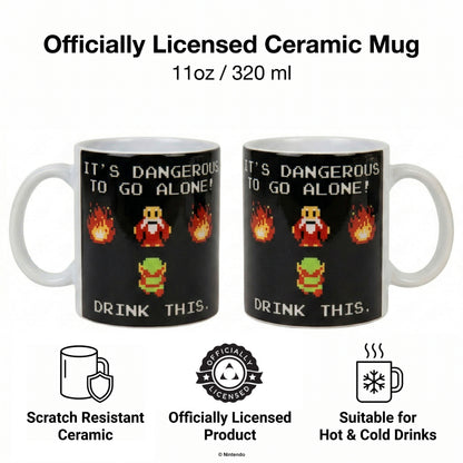 The Legend of Zelda® – Drink This Ceramic Mug (11 oz)
