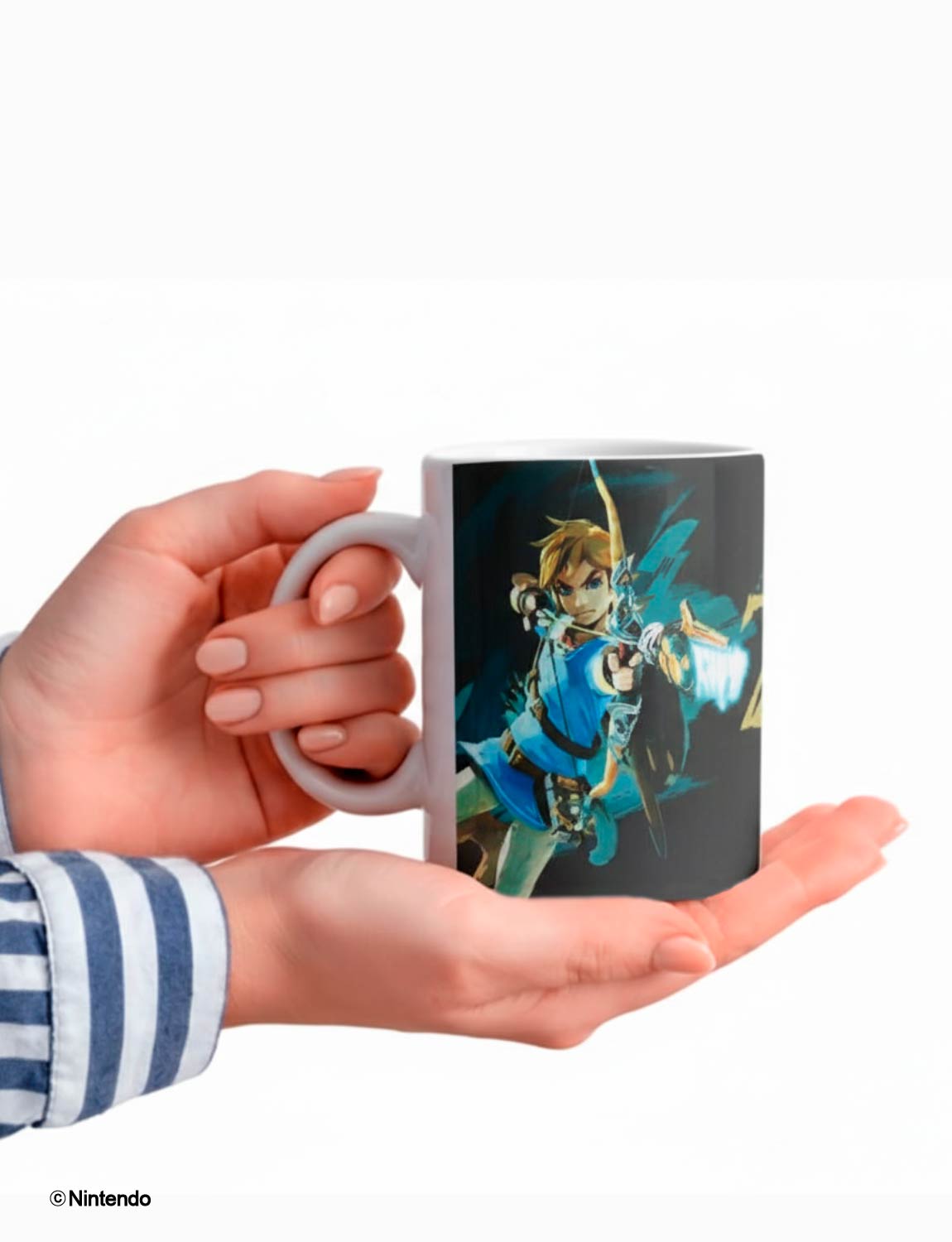 Zelda™: Breath of the Wild Ceramic Mug (11 oz) - Official Nintendo Coffee Cup - alternate angle