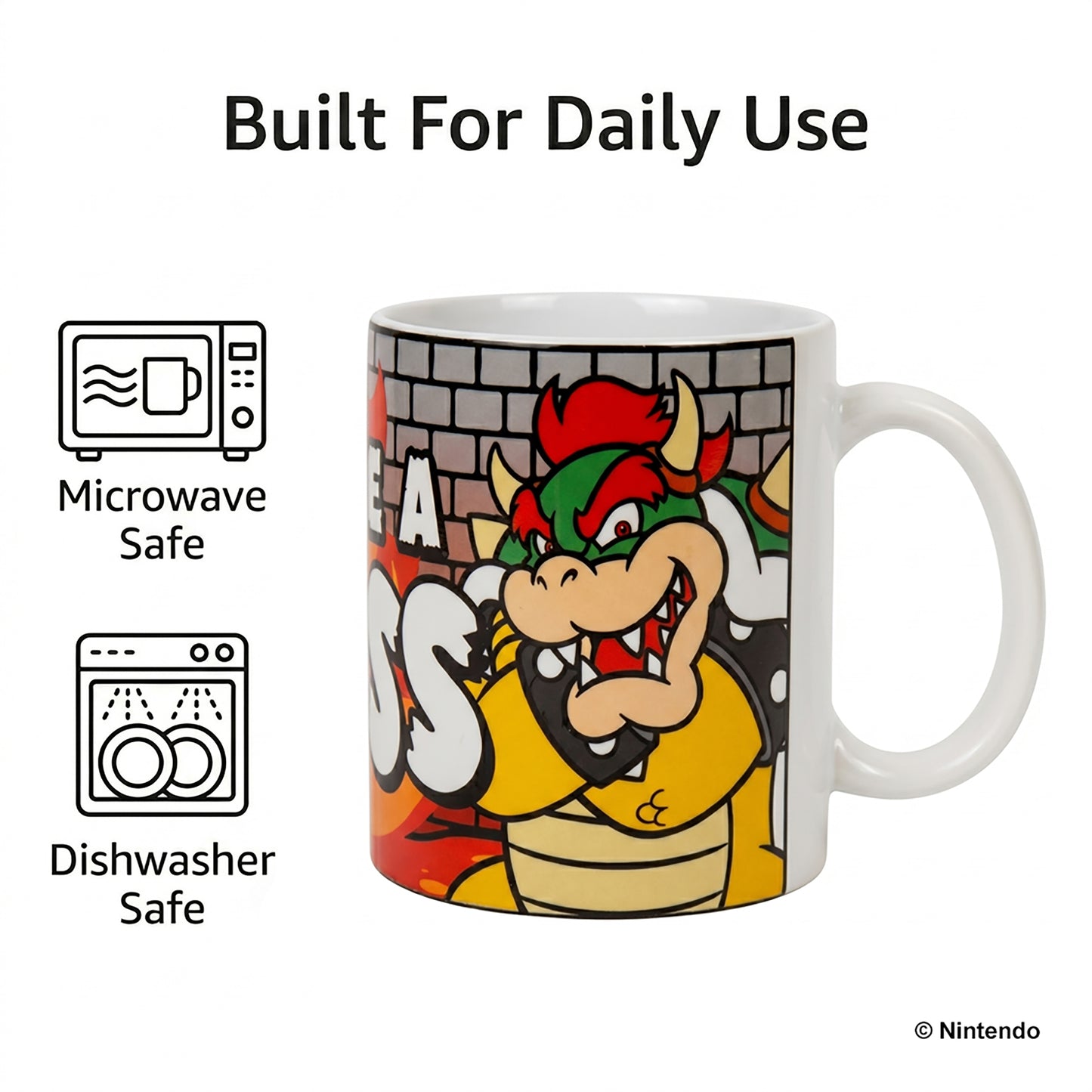 Super Mario™ – Like a Boss Ceramic Mug (11 oz)