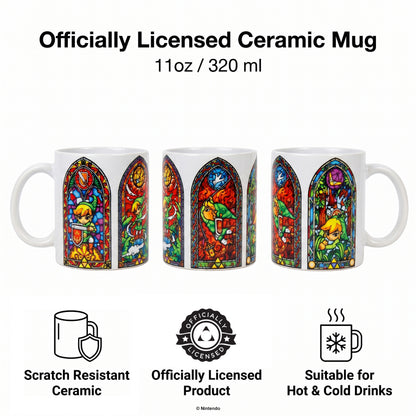 The Legend Of Zelda™ - Stained Glass - 11 Oz Mug
