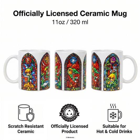 The Legend Of Zelda™ - Stained Glass - 11 Oz Mug