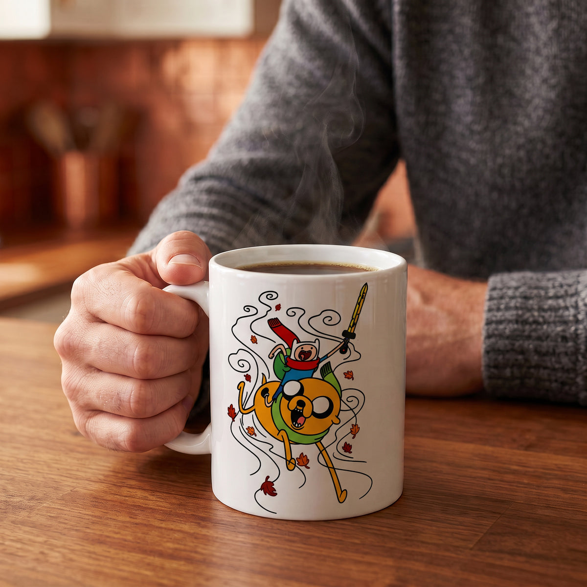Adventure Time - Mug en céramique Feuilles (11 oz)