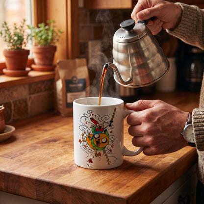 Adventure Time - Mug en céramique Feuilles (11 oz)