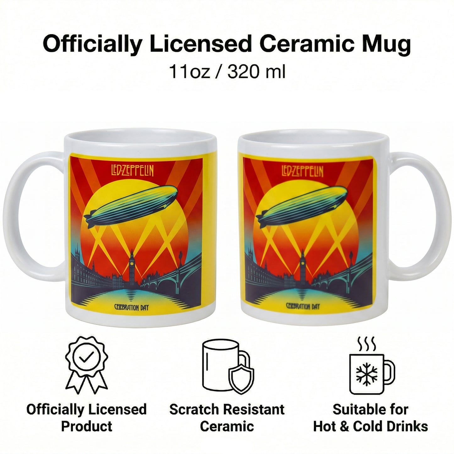 Led Zeppelin - Celebration Day - 11 Oz Mug