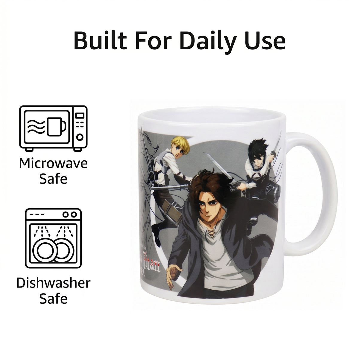 Attack on Titan - Trio Ceramic Mug (11 oz)