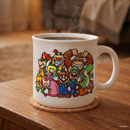 Super Mario - Lineup Camper Ceramic Mug (20oz)