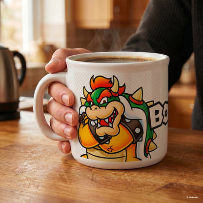 Super Mario - Bowser-Name - 20 Oz Camper Mug