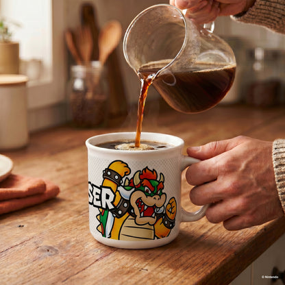 Super Mario - Bowser-Name - 20 Oz Camper Mug